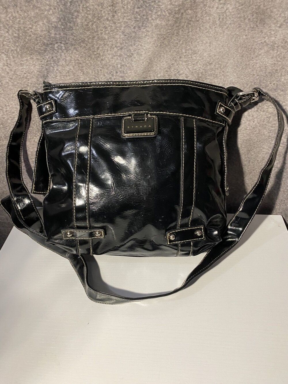 Strada Vegan Friendly Black Shoulder Bag